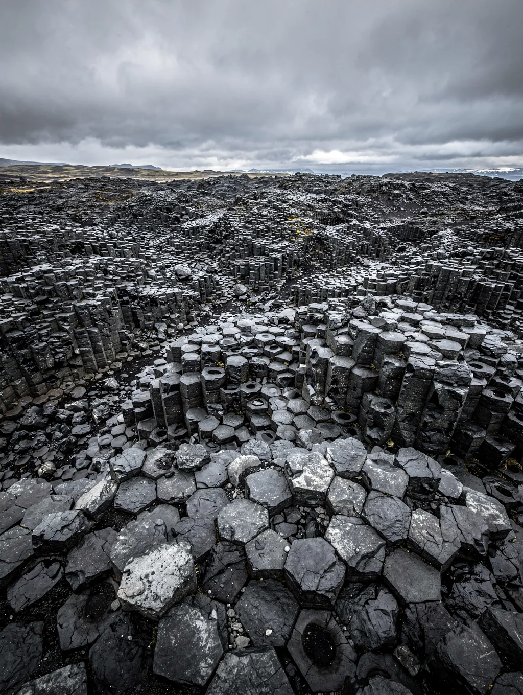 Volcanic highland landscape