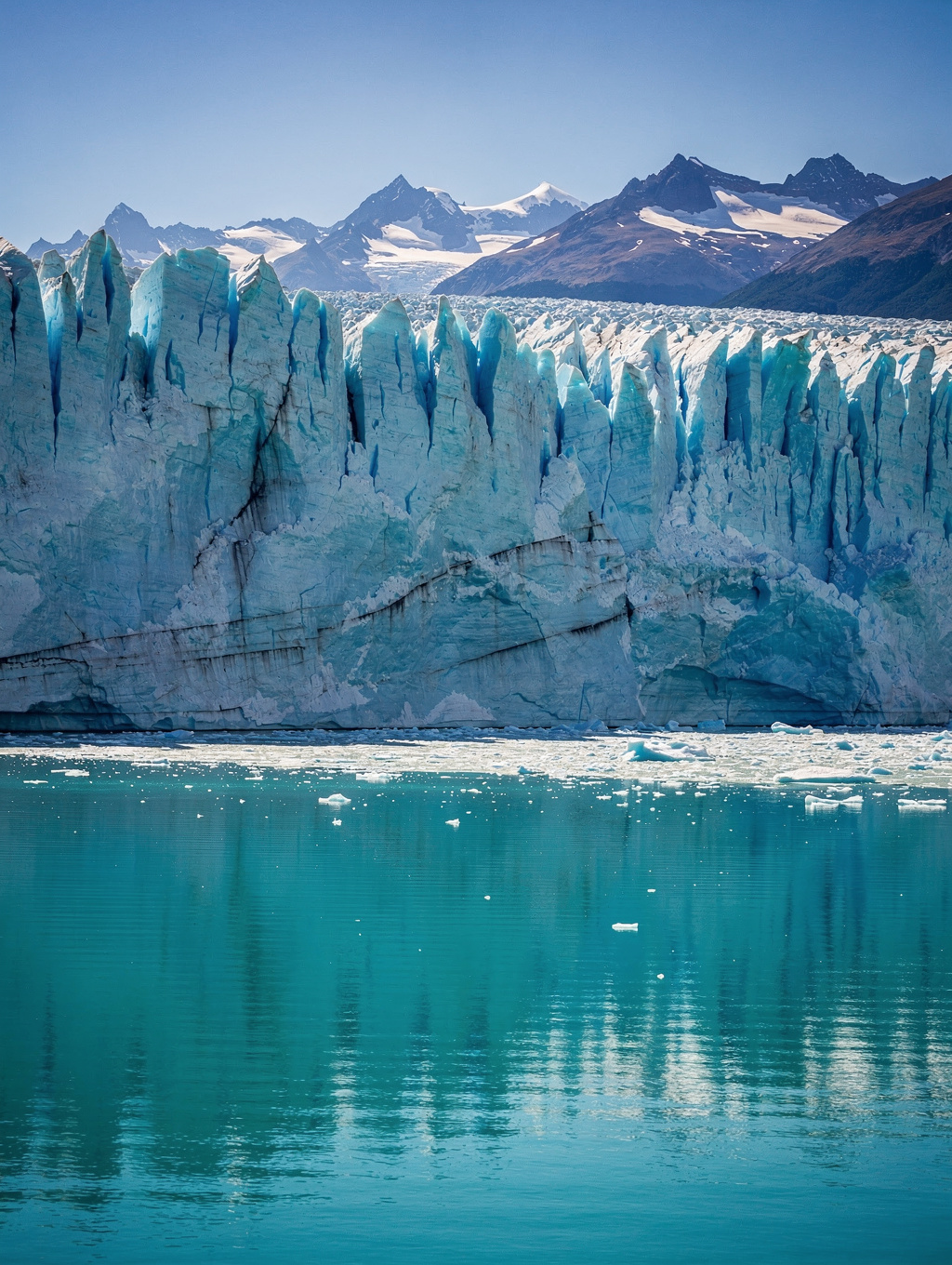 Perito Moreno glacier ice wall